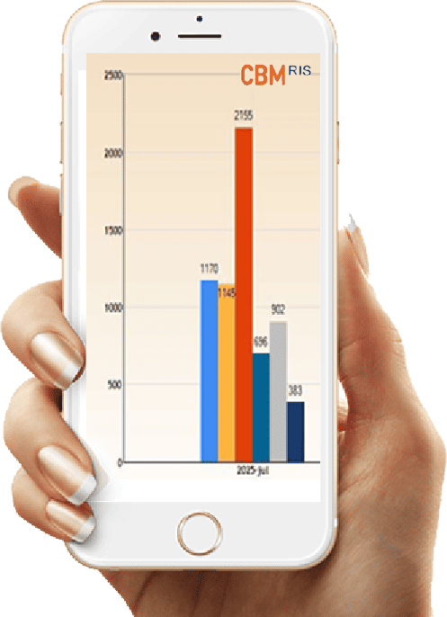 Celular con pantalla del RIS